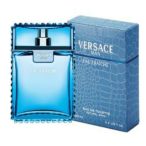 eau de toilette versace perfume men|Versace man cologne 3.4 oz.